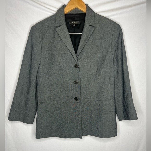 Bcbgmazazria women’s Blazer Color Gray Size 8 - Picture 1 of 16